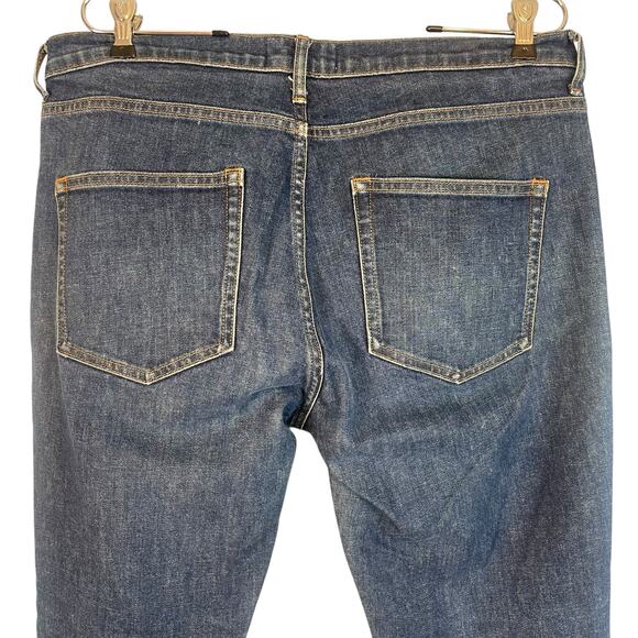 Everlane High Rise Skinny Jeans Dark Wash Plus Size 32R - Picture 4 of 5